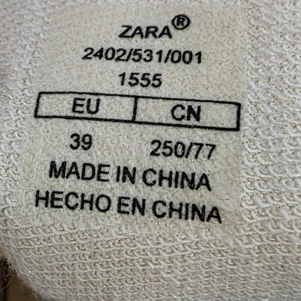 Zara White Platform Sneakers Women's Size 39 (US 8)